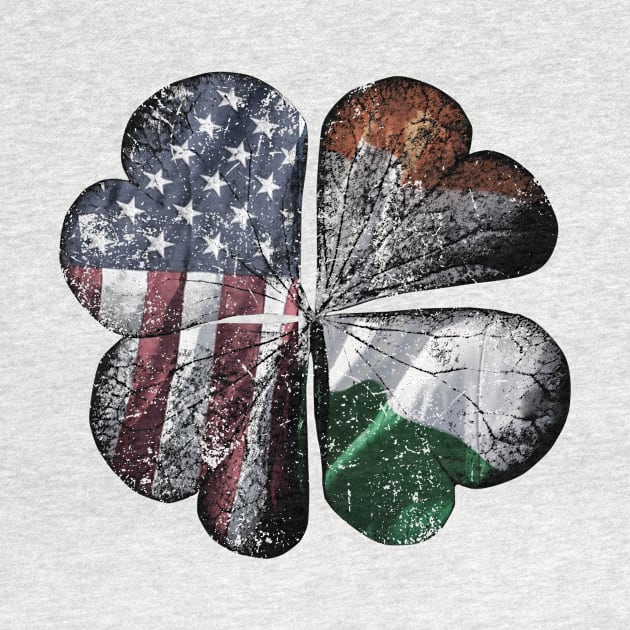 St Patricks Day Irish American Flag by Bobtees